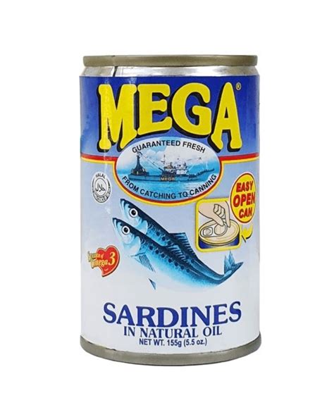 Mega Sardines in Natural Oil .